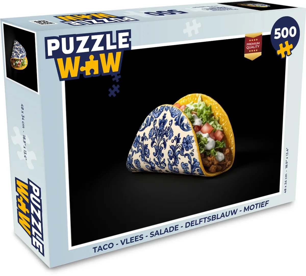 PuzzleWow Taco Legpuzzel 500 Stuks
