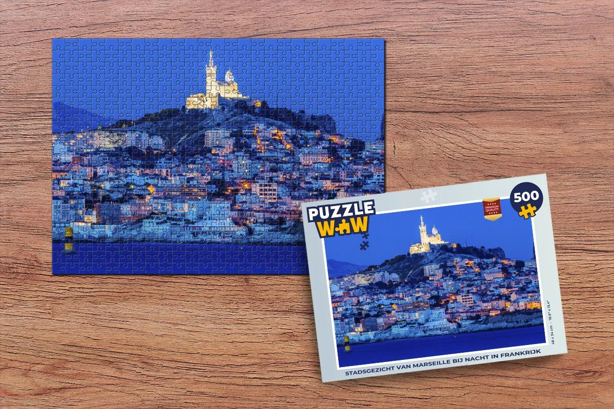 PuzzleWow Marseille Legpuzzel 500 Stuks