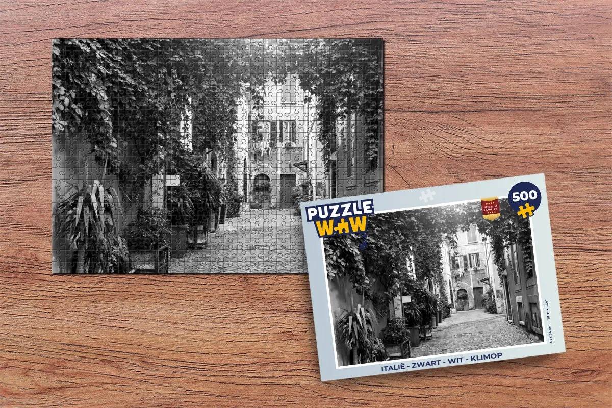 PuzzleWow Italië Legpuzzel 500 Stuks - Multicolor