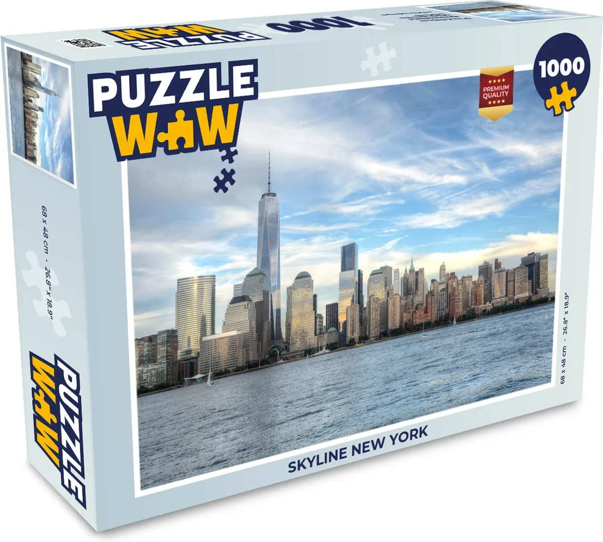 PuzzleWow Skyline New York Legpuzzel 1000 Stuks