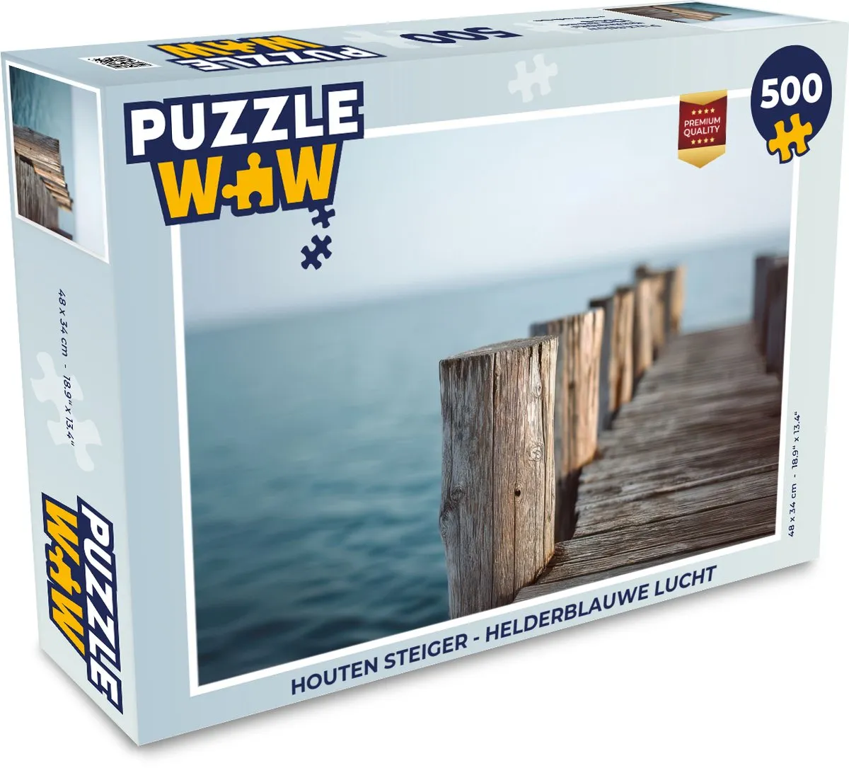 PuzzleWow Houten Steiger Puzzle 500 Stuks