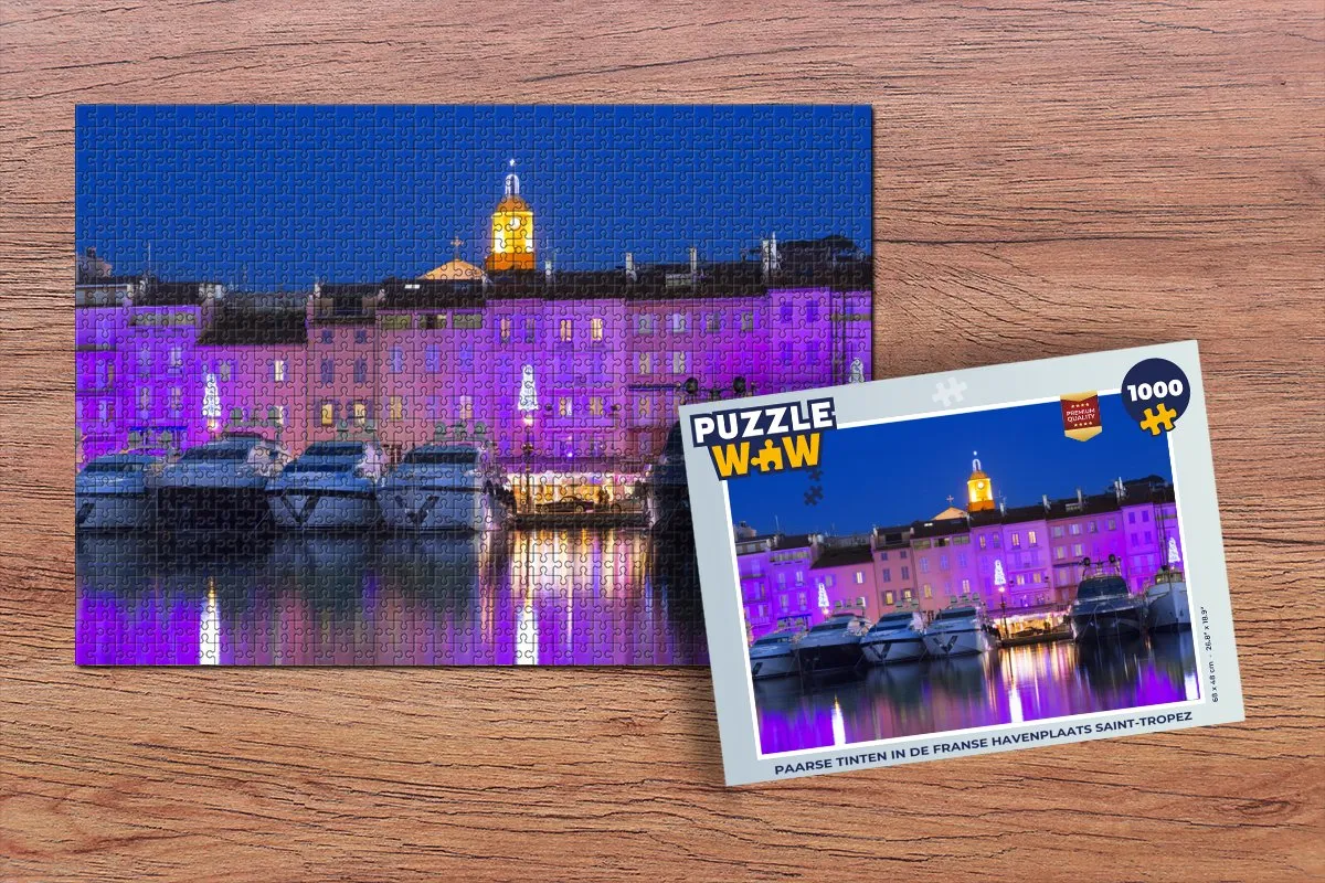 PuzzleWow Legpuzzel Saint-Tropez 1000 Stuks