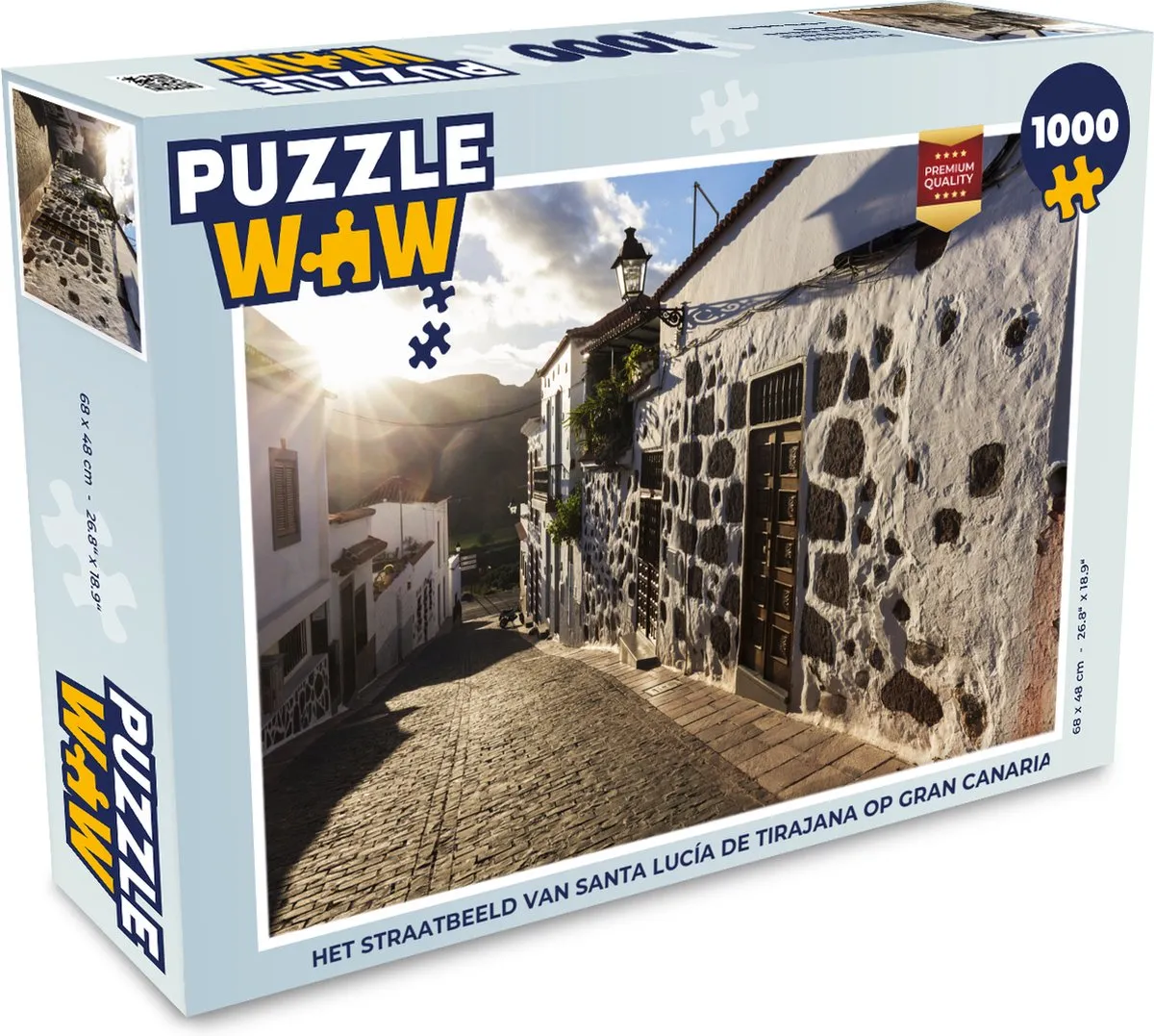 PuzzleWow Gran Canaria Legpuzzel 1000 Stuks
