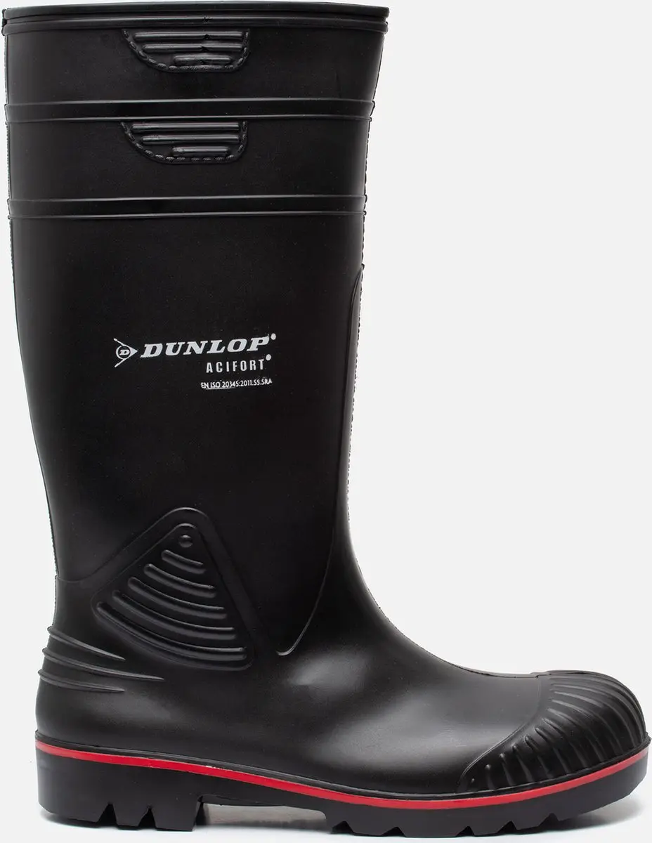 Dunlop Veiligheidsschoenen laarzen Acifort maat 44 zwart s5
