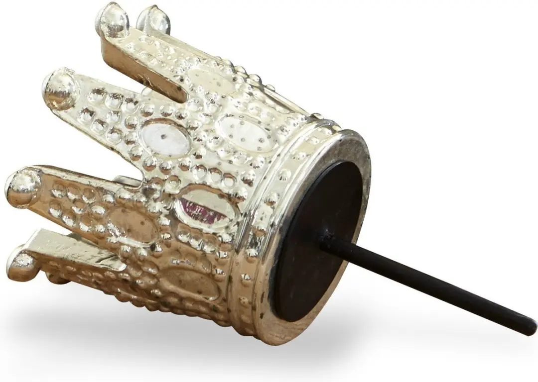 Loberon Melina Insteekwindlichten Set van 4 - 9cm - Antiekzilver - afbeelding 3 van 6