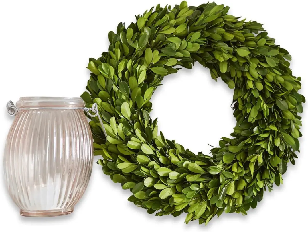 Loberon Krans Auray Groen - 30cm - afbeelding 4 van 6