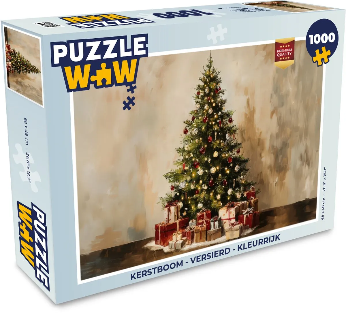 PuzzleWow Kerstboom Puzzle 1000 Stuks