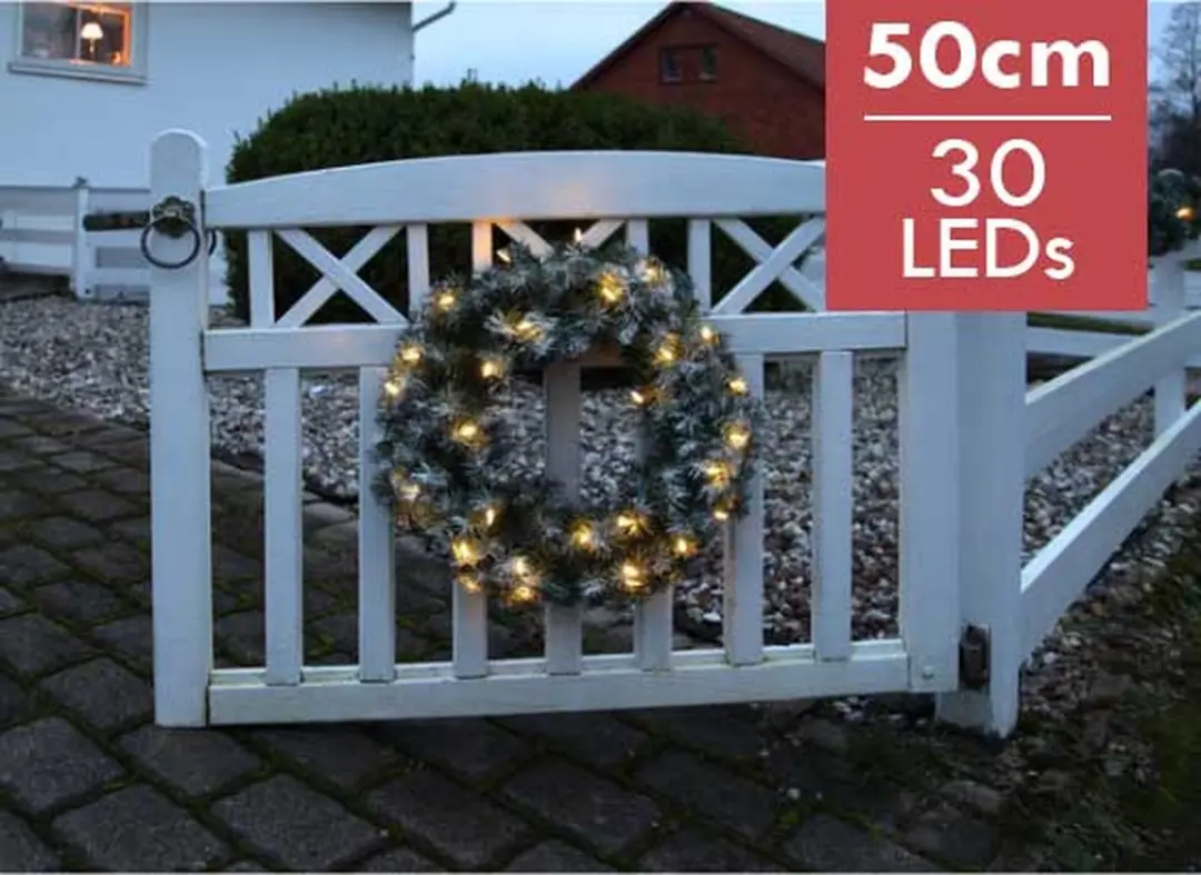 Star Trading Edmonton Verlichte Kerstkrans 50cm