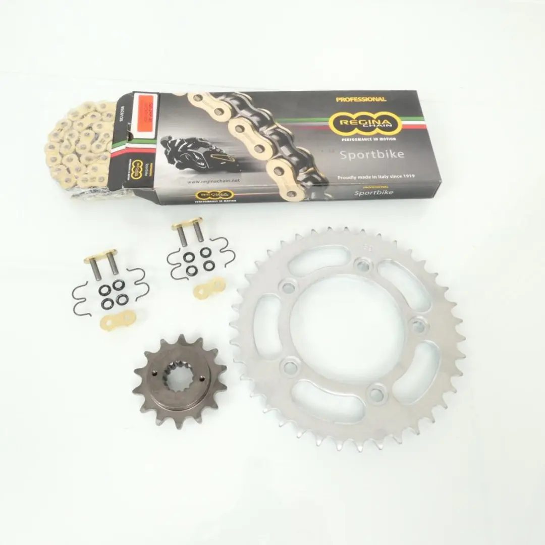 Kit chaîne Regina pour Ducati 749 S Superbike 2003 à 2006 14x39 pas 529 Neuf