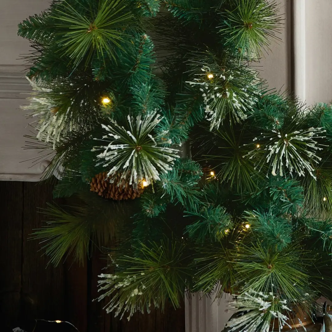 Loberon LED-guirlande Derval - Groen