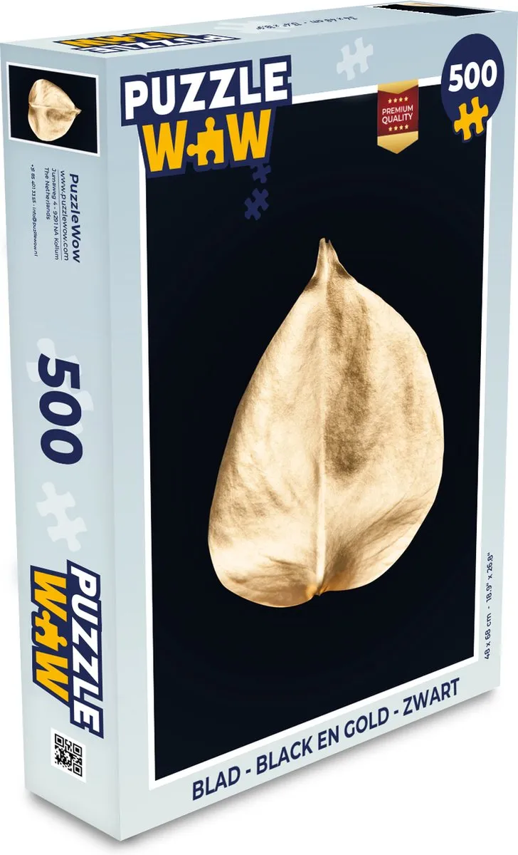 PuzzleWow Bladeren Puzzel 500 Stuks - Multicolor