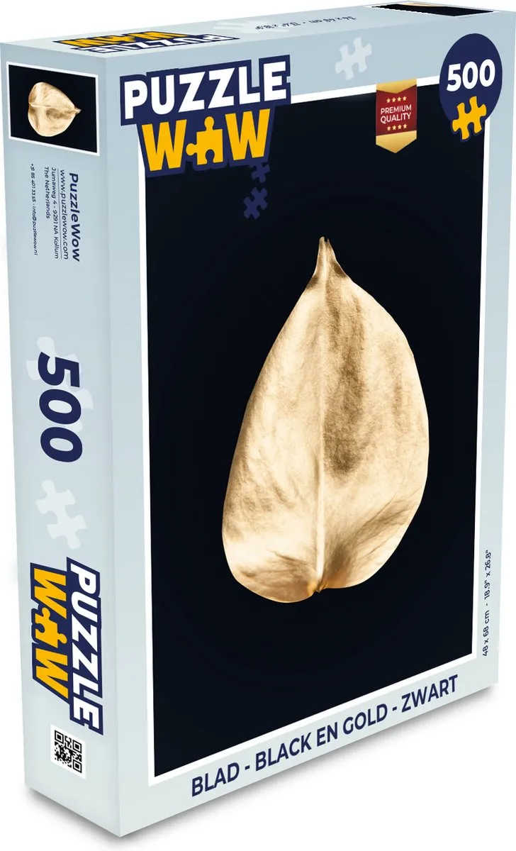 PuzzleWow Bladeren Puzzel 500 Stuks - Multicolor