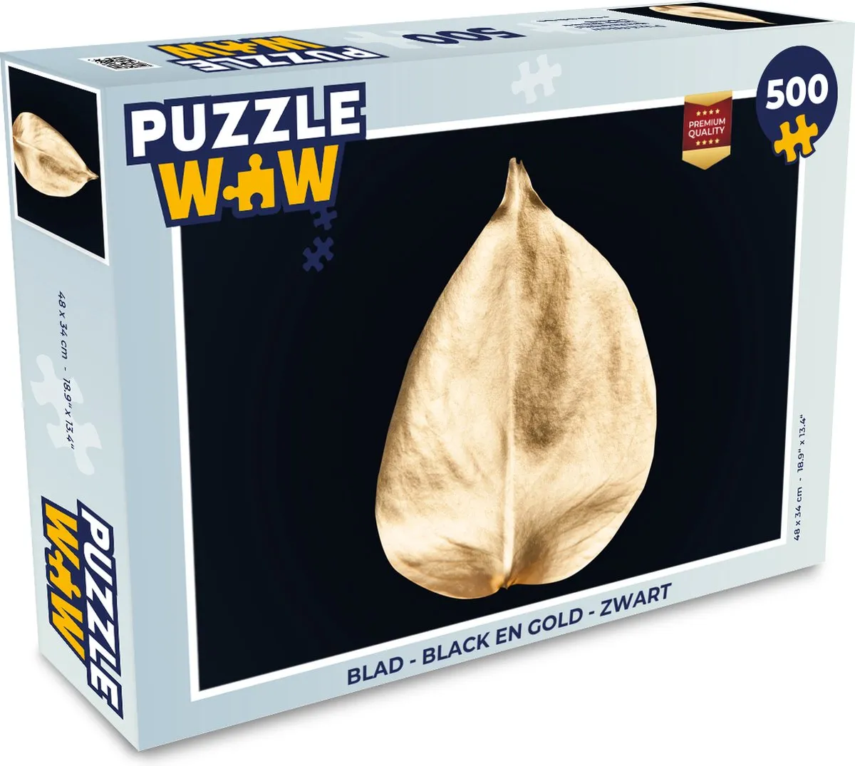 PuzzleWow Bladeren Puzzel 500 Stuks - Multicolor