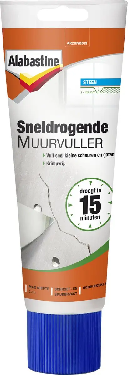 Alabastine Sneldrogende Muurvuller Wit