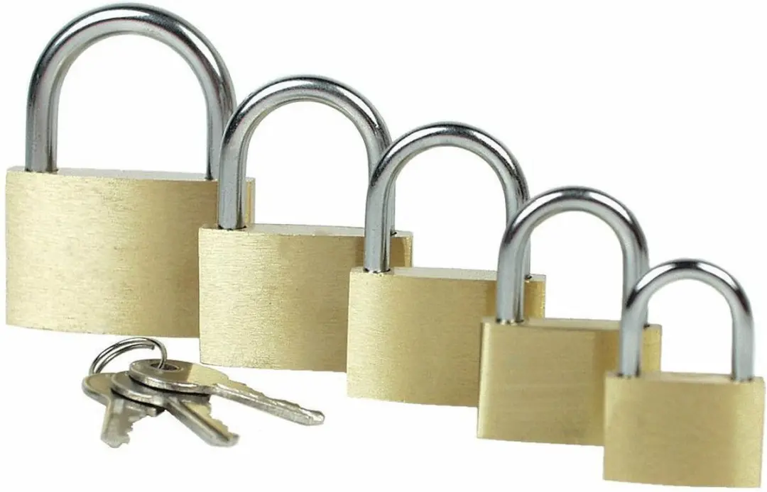 Brüder Mannesmann Hangslot 30mm - Brons - 3 Sleutels