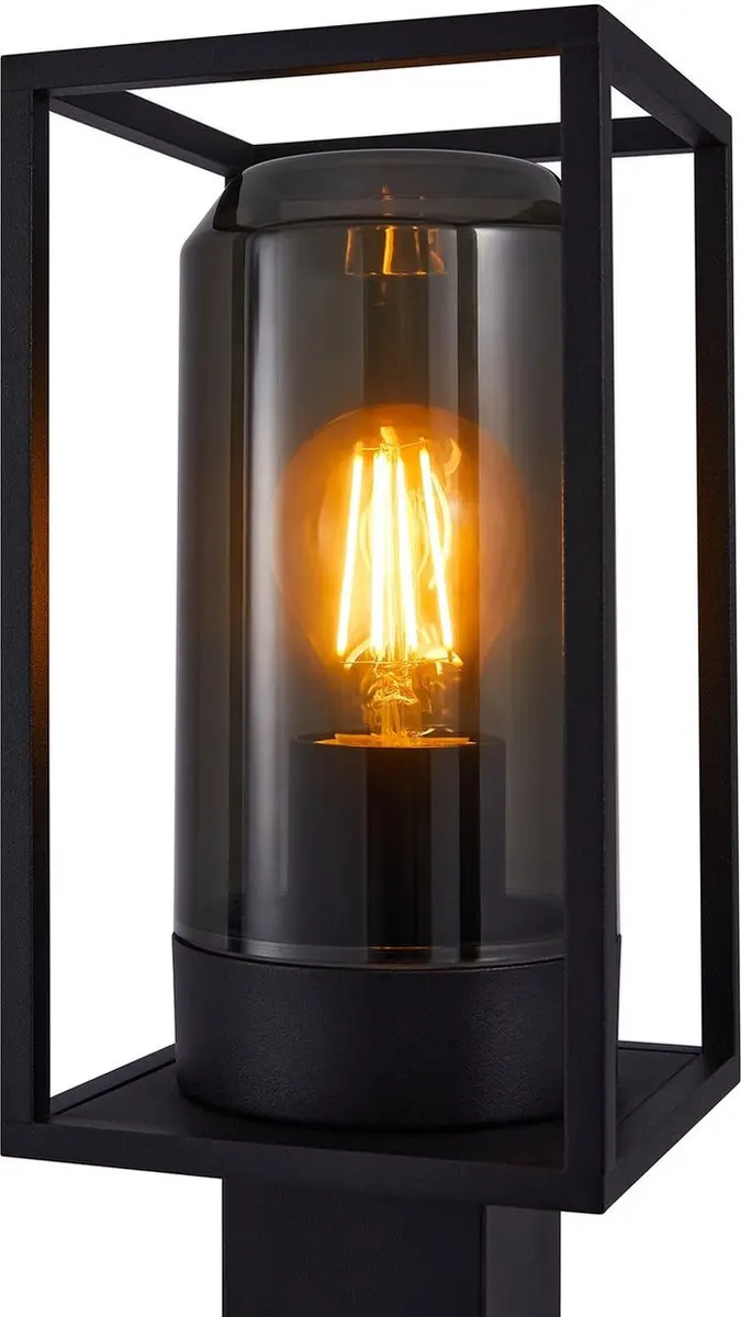 Nordlux Griffin Tuinpaal E27 - Smokey Glas - afbeelding 3 van 6