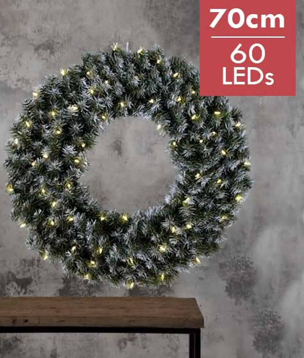 Star Trading Edmonton Verlichte Kerstkrans 70cm