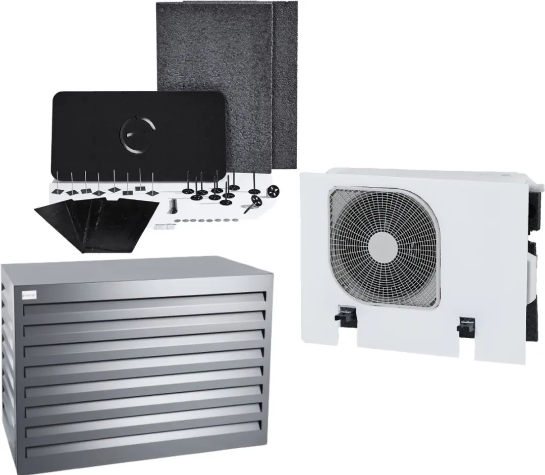 Evolar Geluidsreducerende Airco Omkasting XL - Donker Antraciet - afbeelding 4 van 6