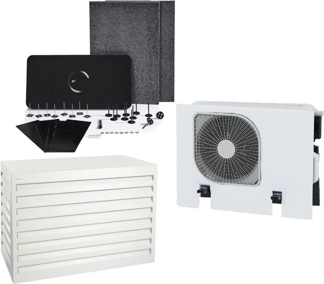 Evolar Geluidsreducerende Airco Omkasting XL - Donker Antraciet - afbeelding 3 van 6