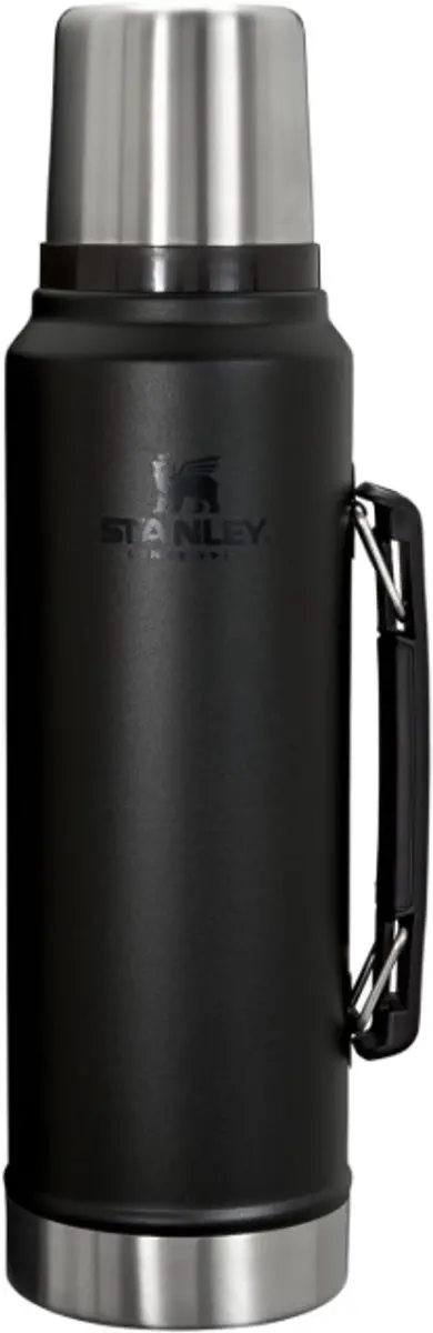 Stanley Classic Legendary Thermosfles 1.1QT (1L) met Handvat (Black)