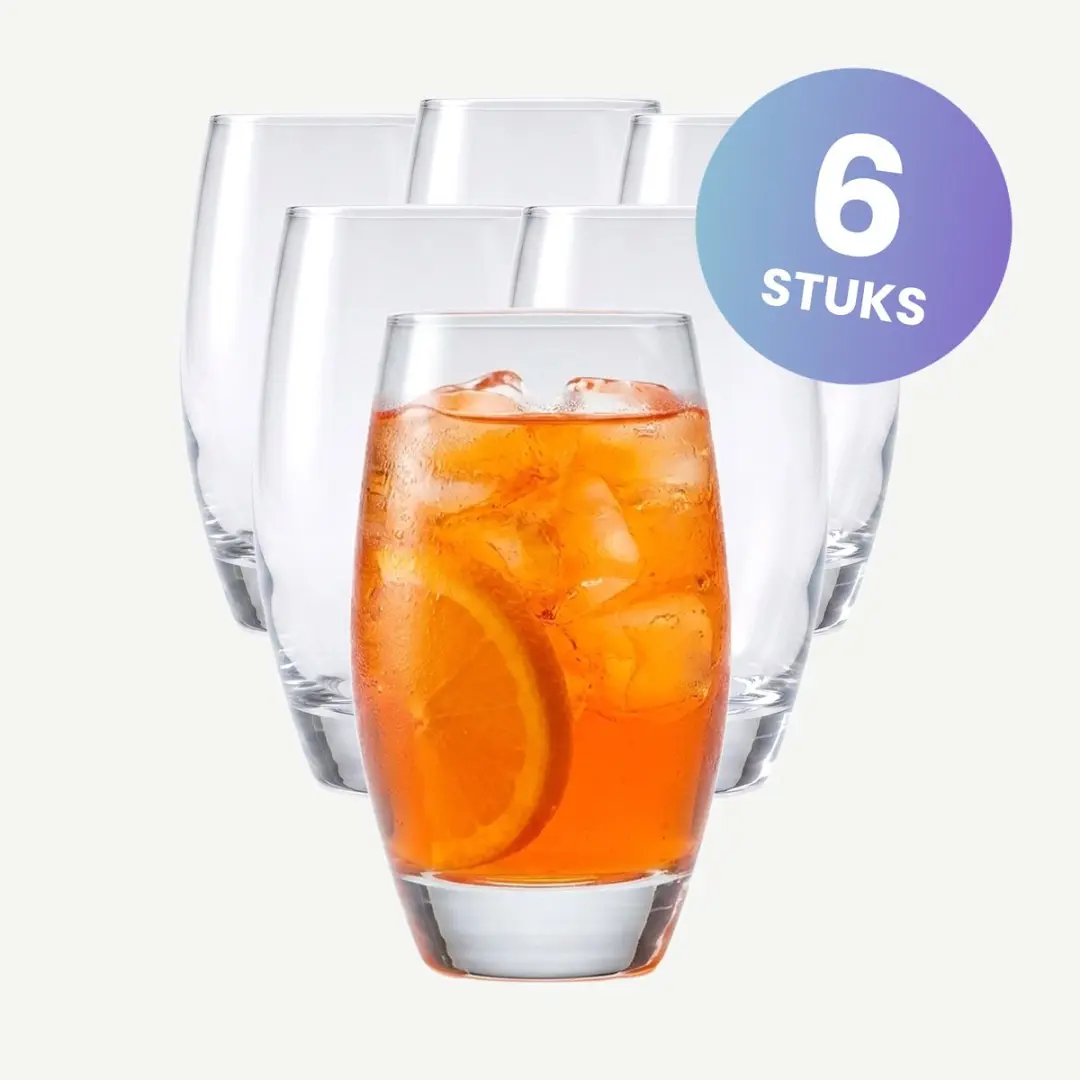 Arcoroc Malea Longdrinkglazen 35cl - Set van 6 - Transparant