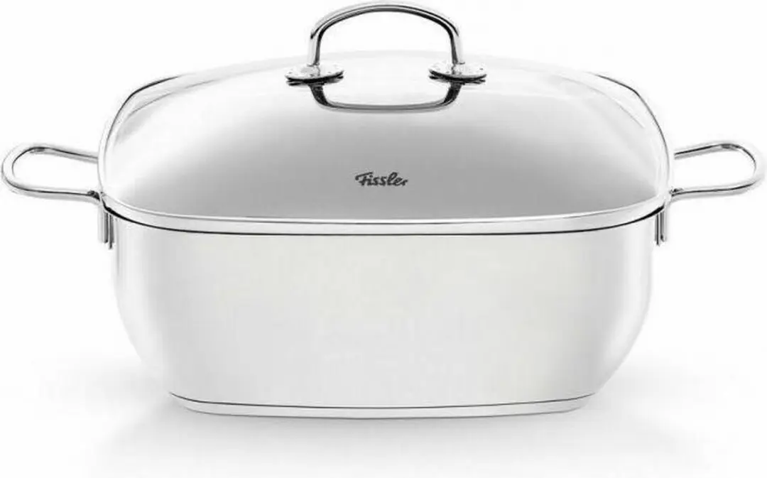 Fissler Secural Braadpan 28x28cm - Antikleeflaag - RVS