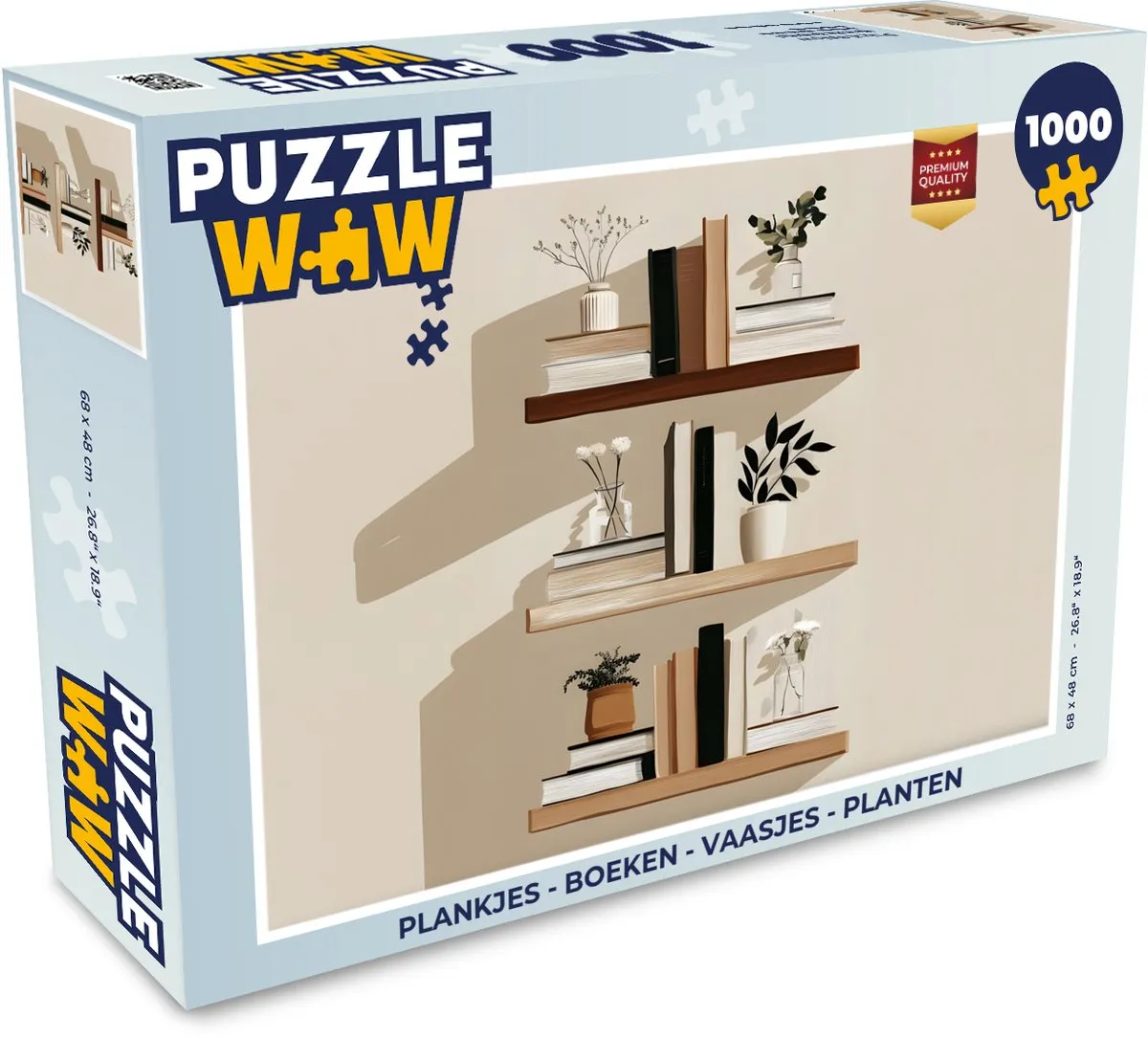 PuzzleWow Legpuzzel 1000 Stuks