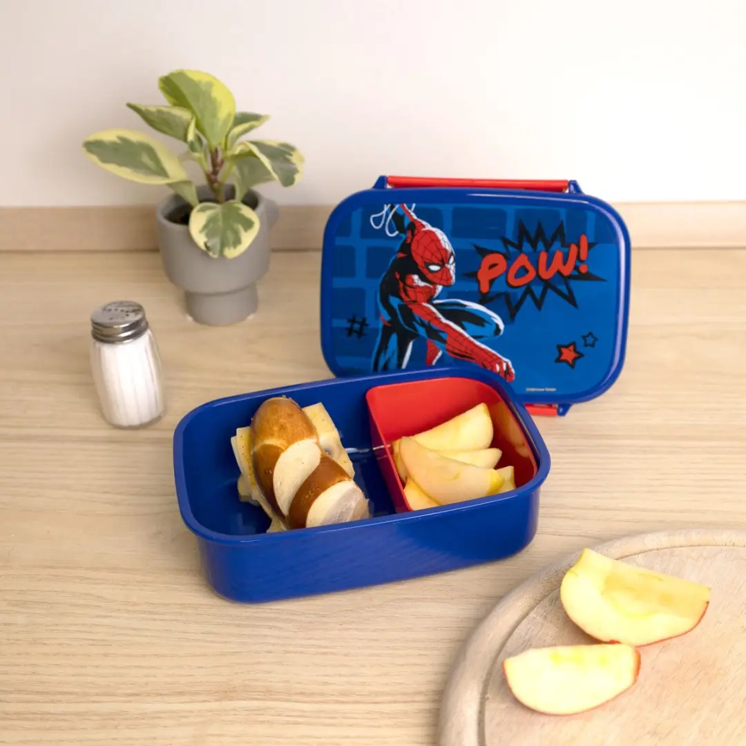 Spider-Man Lunchbox - Blauw/Rood - afbeelding 3 van 6