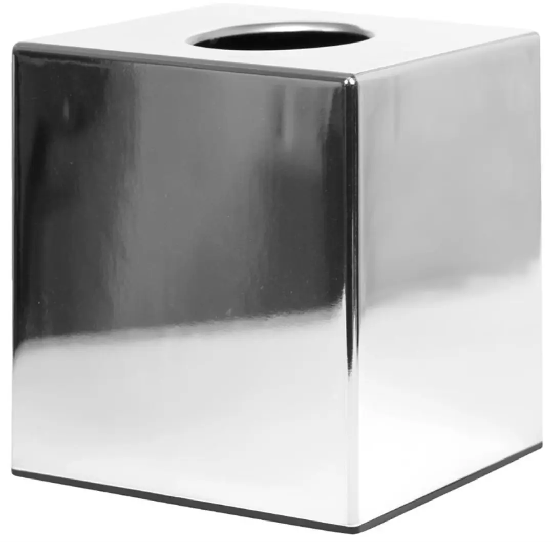 Bolero Verchroomde Vierkante Tissue Box CC493