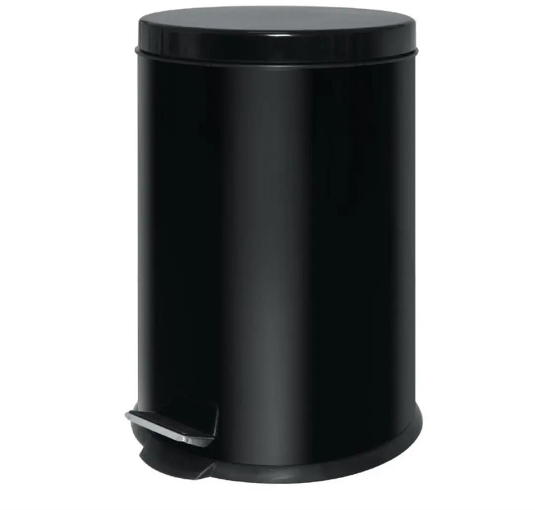 Pedaalemmer RVS 20ltr Zwart