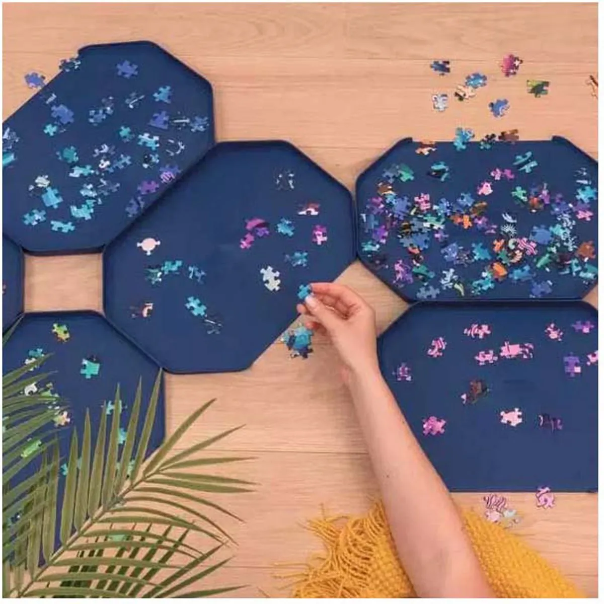Ravensburger puzzel sorteerset premium - puzzel organizer - 6-delig.