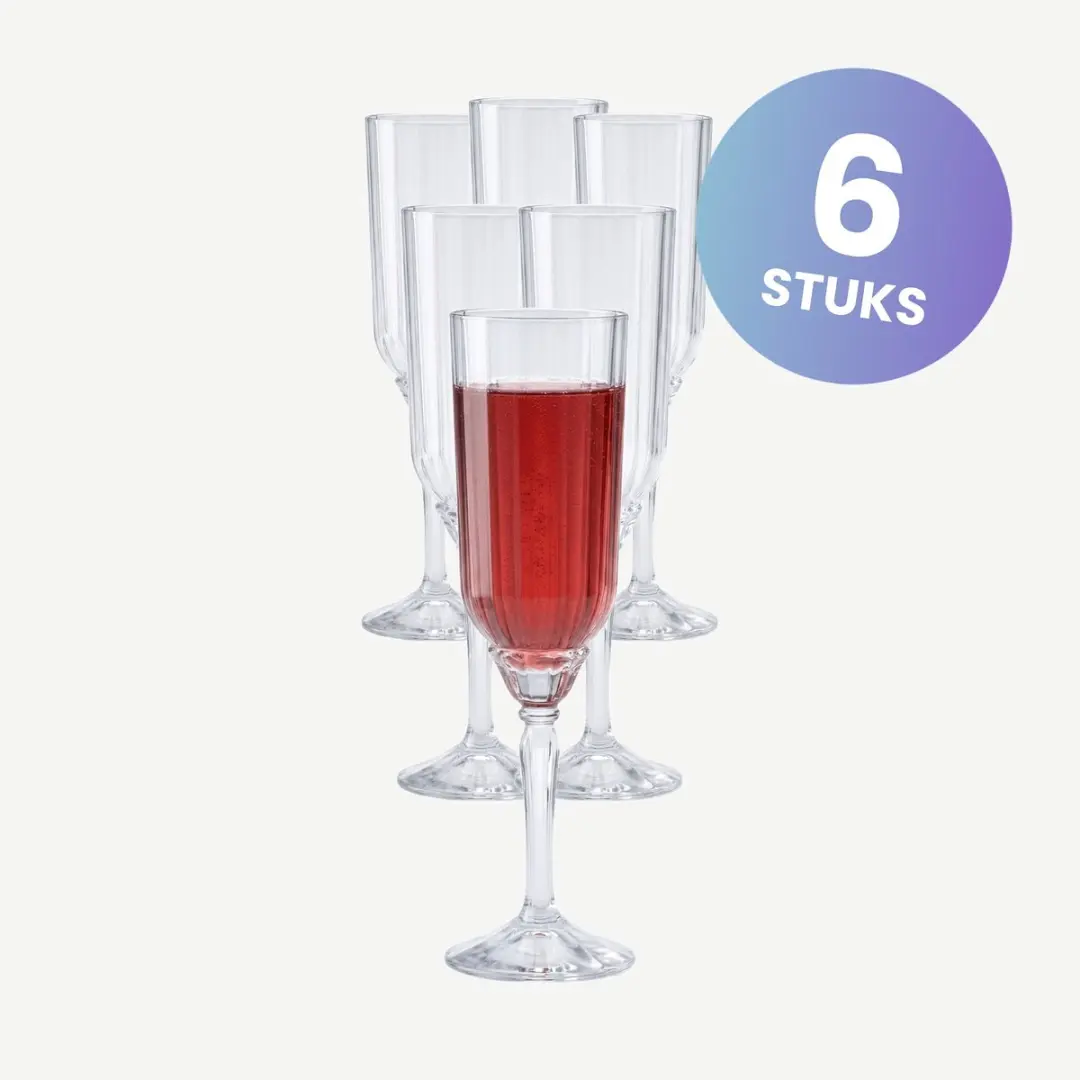 Bormioli Rocco Florian Kir Royal Champagneglazen 21cl - Set van 6