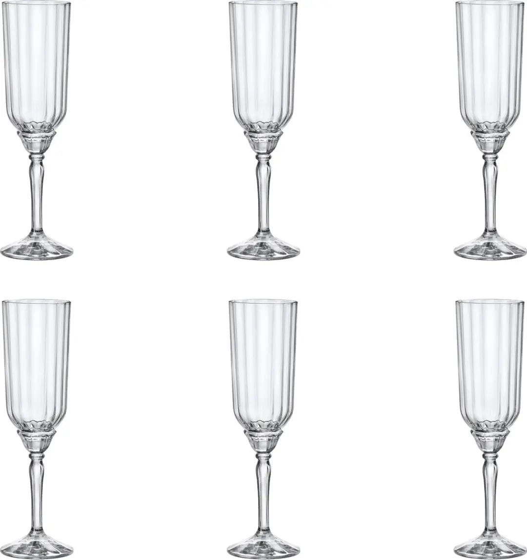 Bormioli Rocco Florian Kir Royal Champagneglazen 21cl - Set van 6