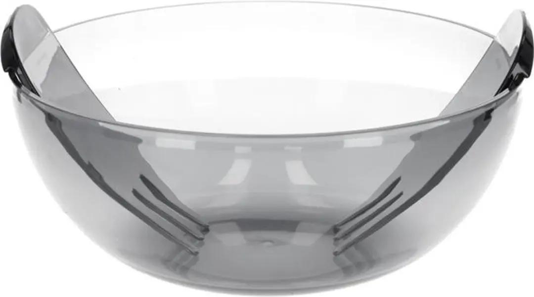 Gusta Acryl Saladeschaal Smoke - Bamboe - Bestek - afbeelding 4 van 4