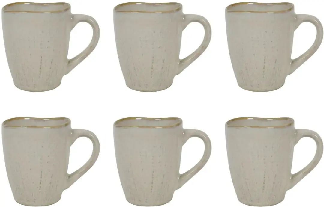 Cookinglife Koffiemokken Linen Beige 340 ml