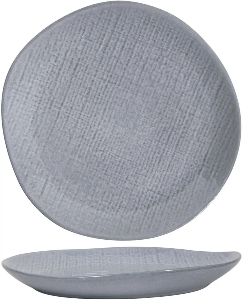 Cookinglife Dinerborden Linen Grijs ø 27 cm