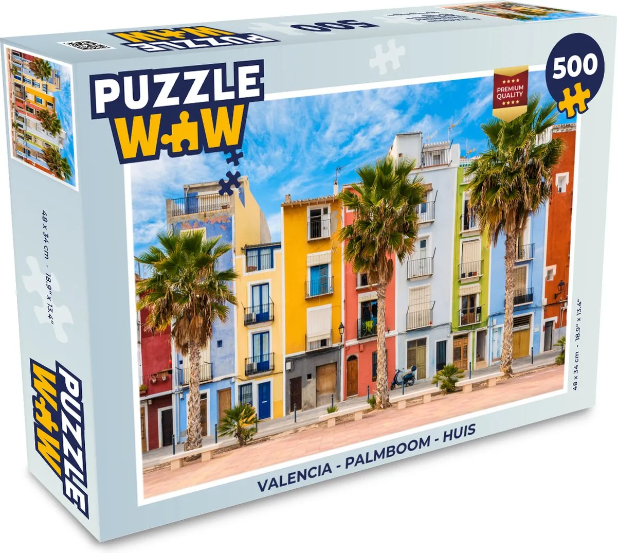 PuzzleWow Valencia Legpuzzel 500 Stuks