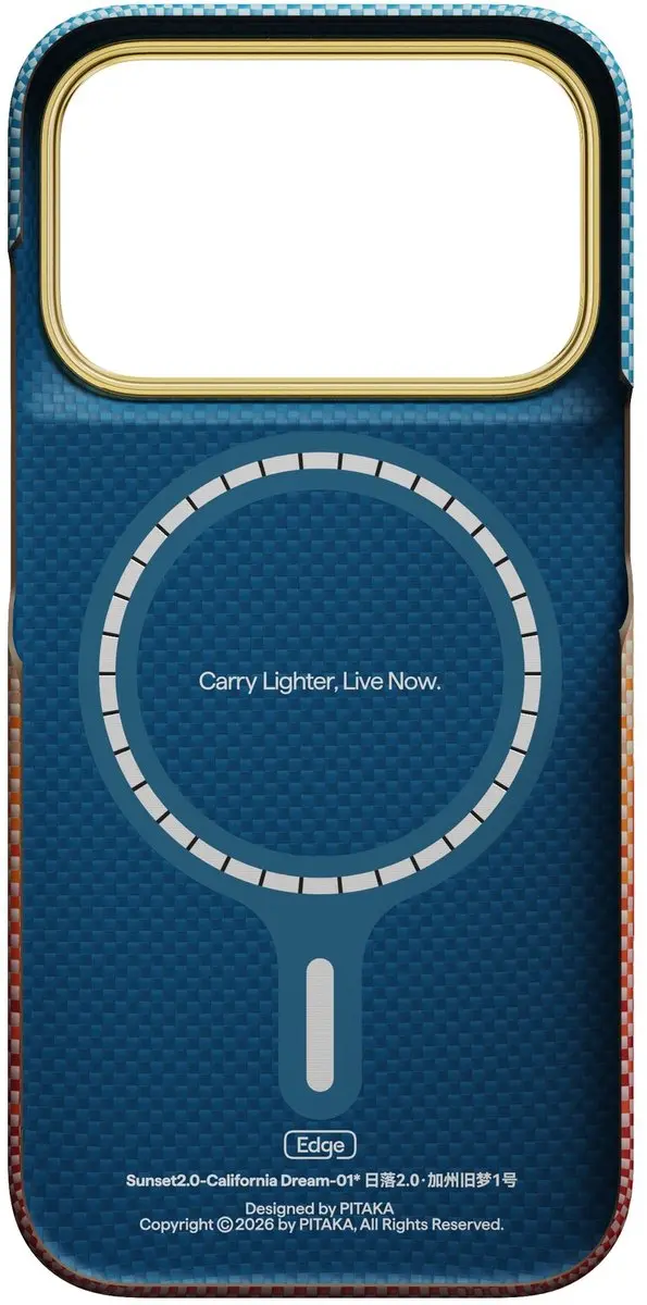 Pitaka Sunset Case iPhone 17 Pro KI1806P - California Dream