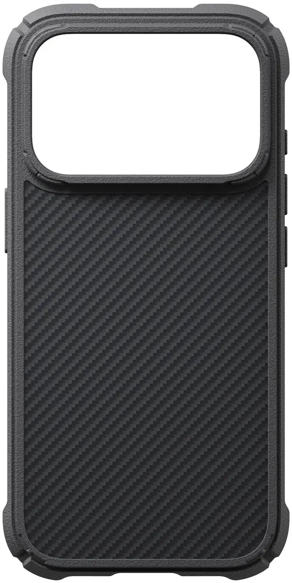 Pitaka Twill Cairn Hoesje iPhone 17 Pro KI1801CP2 - Black Grey