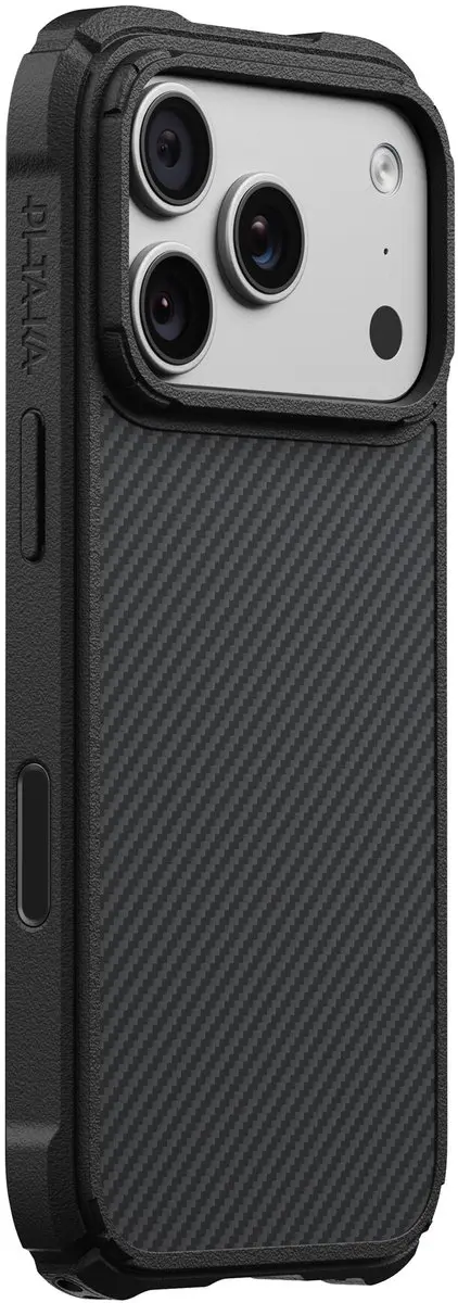 Pitaka Twill Cairn Hoesje iPhone 17 Pro KI1801CP2 - Black Grey