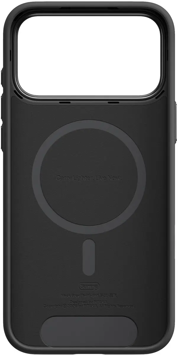 Pitaka Twill Summa Case iPhone 17 Pro Max KI1801SPM - Black Grey
