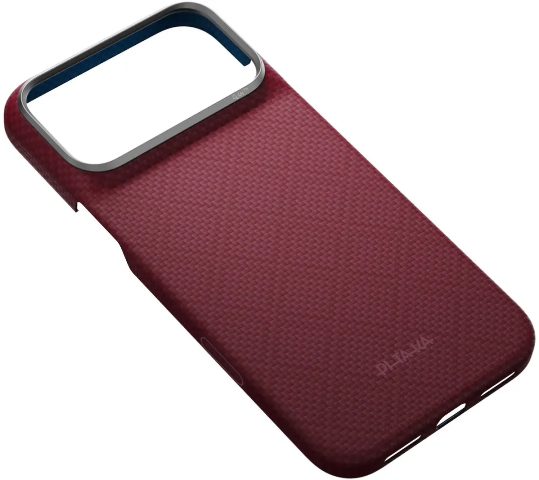 Pitaka Argyle Hoes iPhone 17 Pro Max KI1817PM - Burgundy