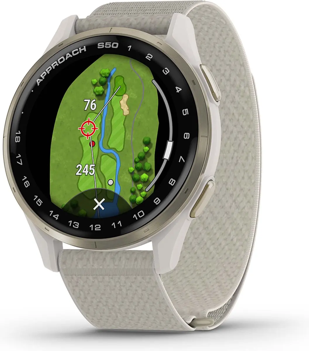 Garmin Approach S50 Golfhorloge - Ivory - 010-03010-00