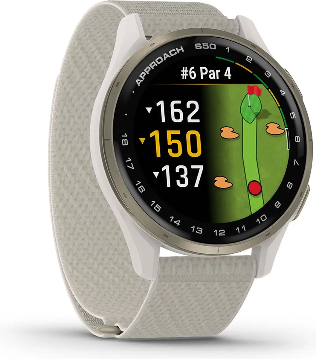 Garmin Approach S50 Golfhorloge - Ivory - 010-03010-00