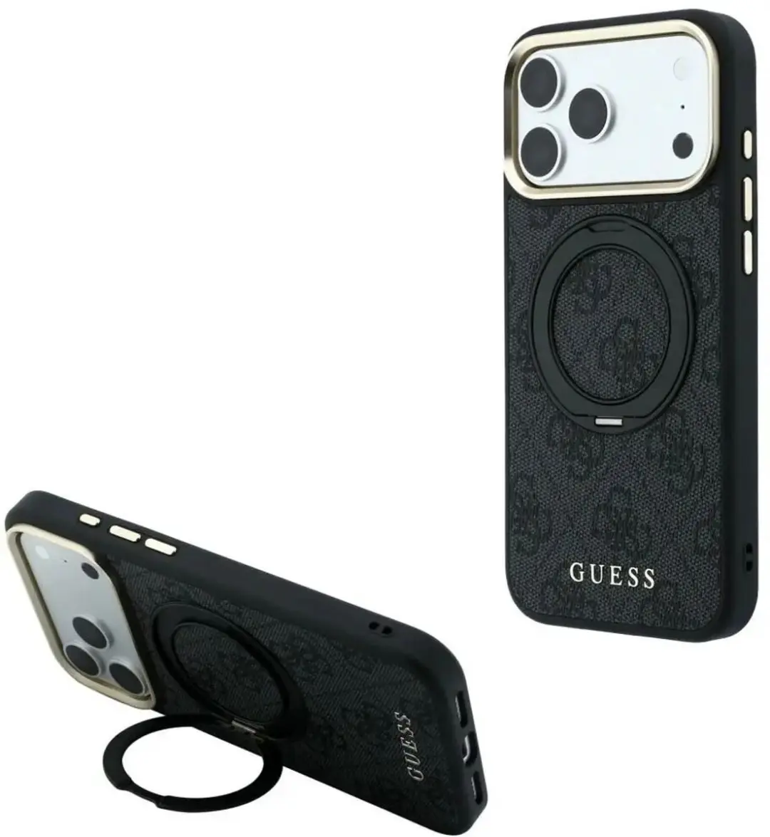 Guess iPhone 18 Pro Hoesje - MagSafe Zwart