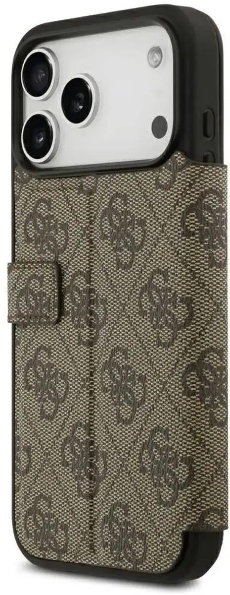 Guess Hoesje iPhone 18 Pro Max - 3 Pasjes - Bruin