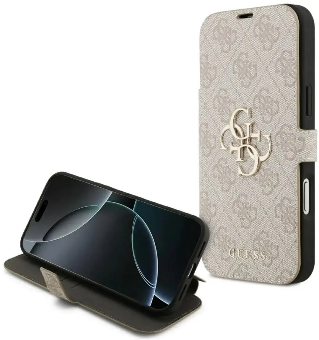 Guess Hoesje iPhone 18 Pro Max - Roze - 3 Pasjes