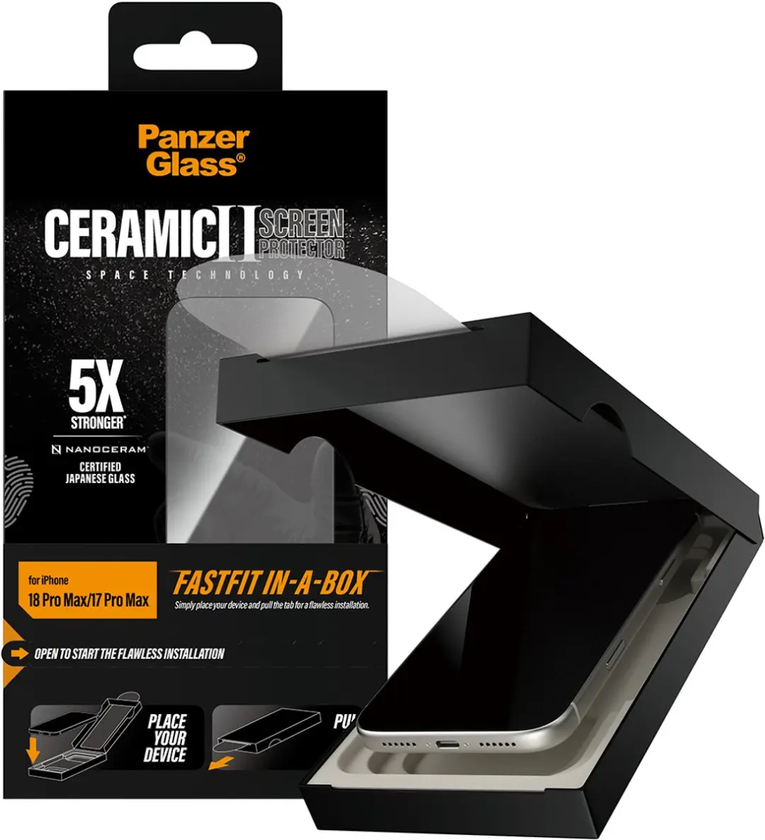 PanzerGlass Ceramic Screenprotector PG21607 - iPhone 17 Pro Max - afbeelding 6 van 6