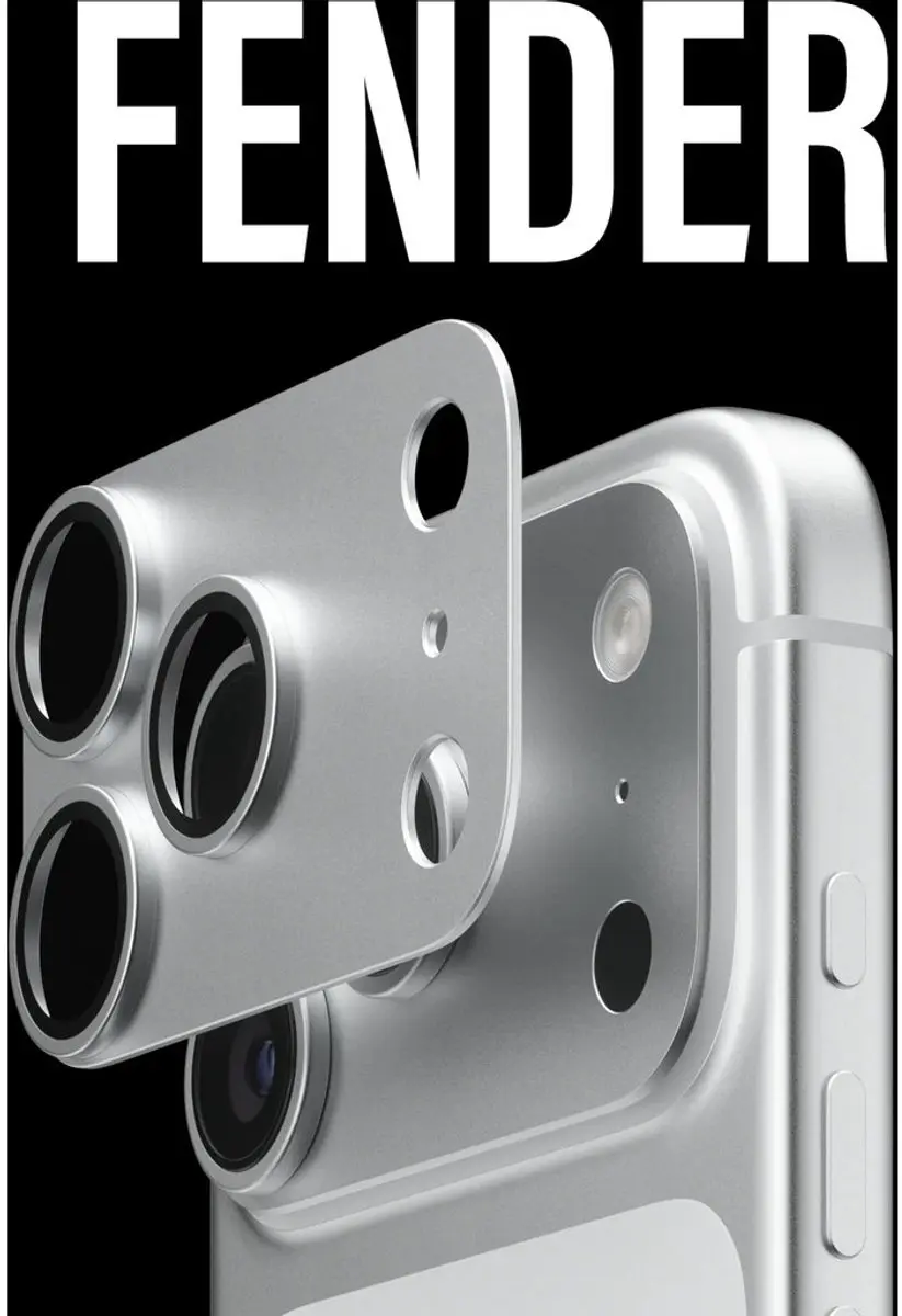 PanzerGlass FENDER PG08180 Camera Beschermer - iPhone 18 Pro - Zilver