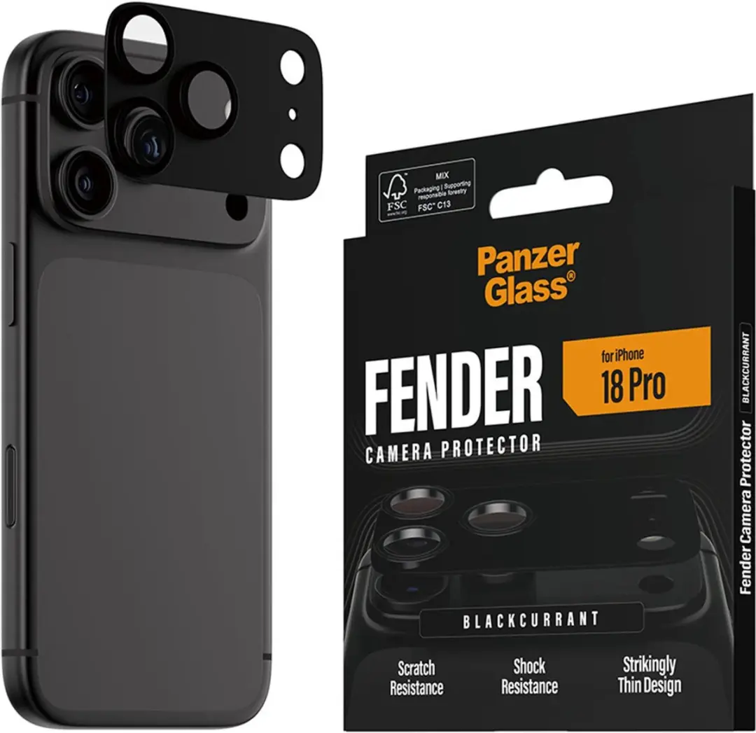 PanzerGlass FENDER PG56050 Camera Protector - iPhone 18 Pro - Zwartcurrant
